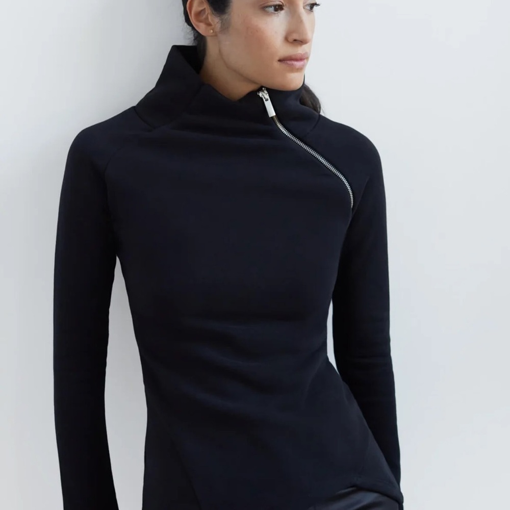 Marcella NYC Asymetrical Zip Sweatshirt